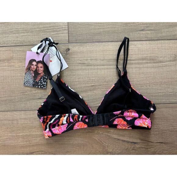 Diane Von Furstenberg Cotton Stretch Bralette Womens XS Extra Small NWT Bra - Picture 5 of 5